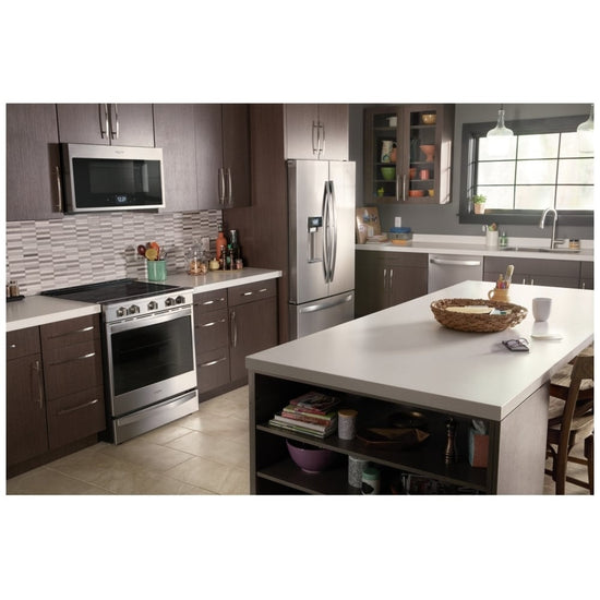 Whirlpool 30 Inch Slide-In Electric Range, Stainless Steel - YWEE750H0HZ