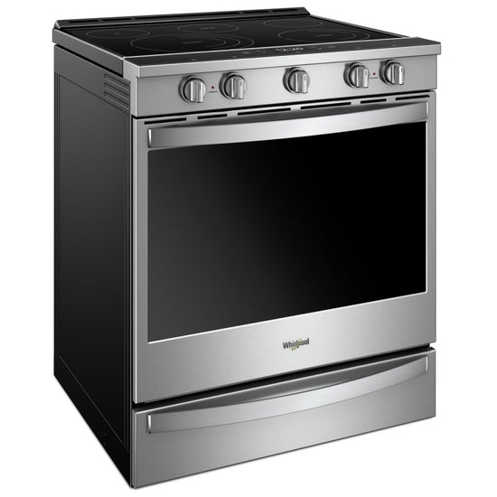 Whirlpool 30 Inch Slide-In Electric Range, Stainless Steel - YWEE750H0HZ