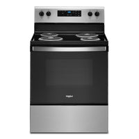 Whirlpool 30 Inch Freestanding Electric Range with 4.8 Cu. Ft. Capacity, Stainless Steel - YWFC315S0JS