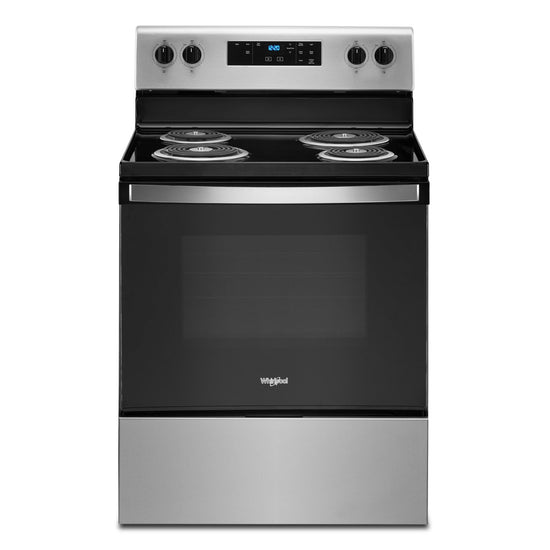 Whirlpool 30 Inch Freestanding Electric Range with 4.8 Cu. Ft. Capacity, Stainless Steel - YWFC315S0JS