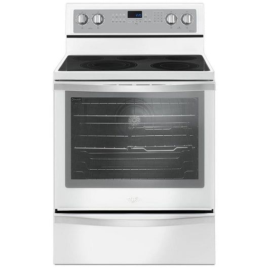 Whirlpool 30 Inch Freestanding Electric Range with 6.4 cu. ft. Capacity, White - YWFE745H0FH (Ships in 7-10 Days)
