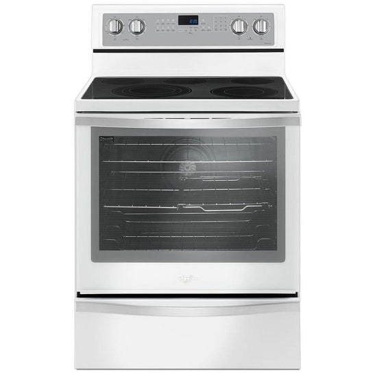 Whirlpool 30 Inch Freestanding Electric Range with 6.4 cu. ft. Capacity, White - YWFE745H0FH (Ships in 7-10 Days)