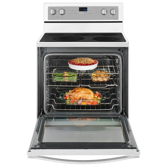 Whirlpool 30 Inch Freestanding Electric Range with 6.4 cu. ft. Capacity, White - YWFE745H0FH (Ships in 7-10 Days)