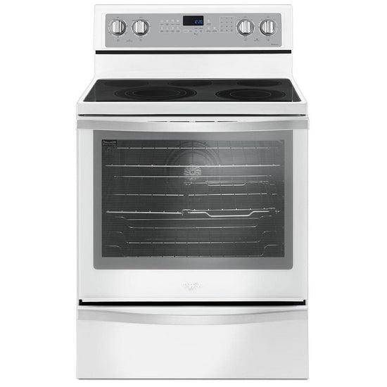Whirlpool 30 Inch Freestanding Electric Range, White - YWFE745H0FH