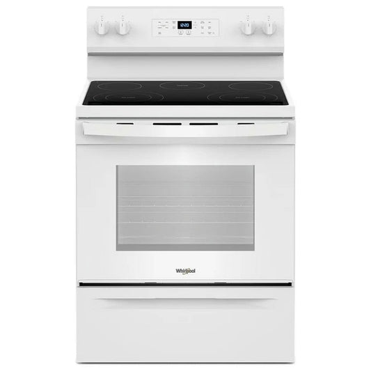Whirlpool 30 Inch Electric Range, White - YWFES3330RW0