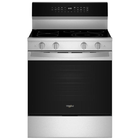 Whirlpool 30 Inch Smart Electric Range with Air Cooking Technology, Stainless Steel - YWFES7530RZ