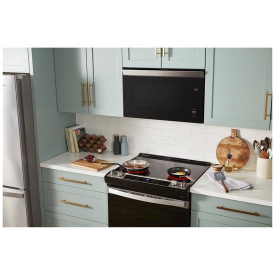 Whirlpool 1.1 Cu. Ft. Flush Mount Microwave with Turntable-Free Design - WMMF5930PZ