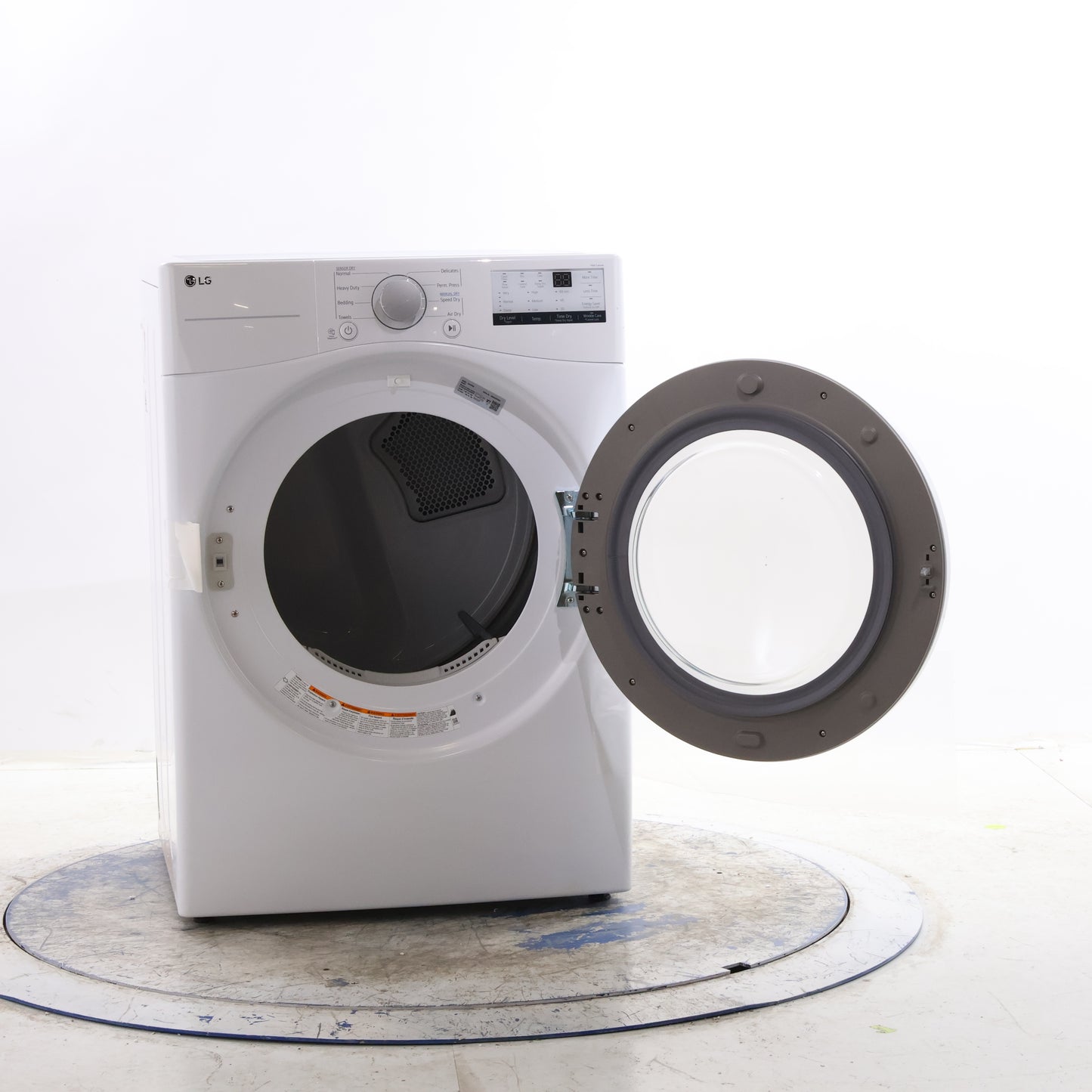 LG 7.4 Cu. Ft. Electric Dryer - White - DLE3450W