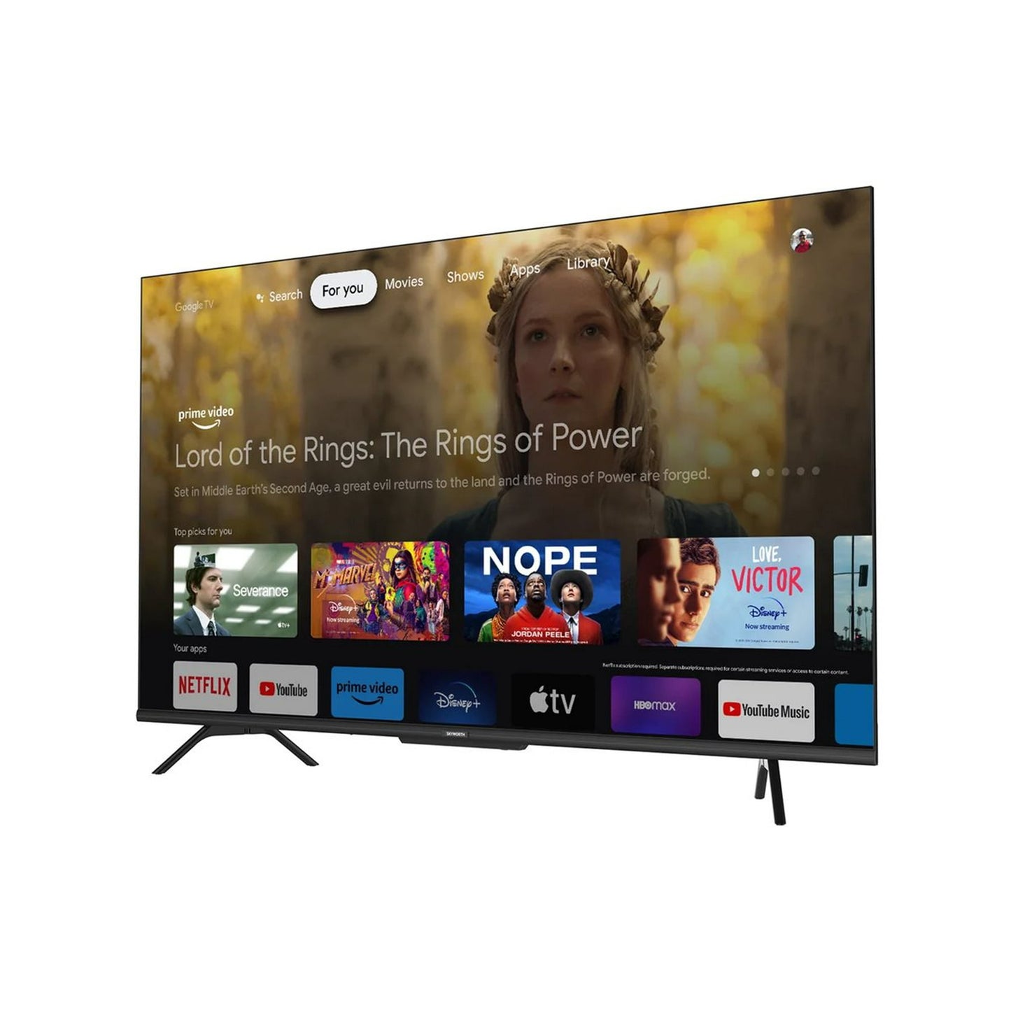 Skyworth 43-Inch 4K UHD Google TV - 43UE7600