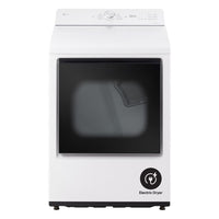 LG 7.3 cu. ft. Vented Electric Dryer with Wi-Fi and AI Sensor Dry, White - DLE8200W