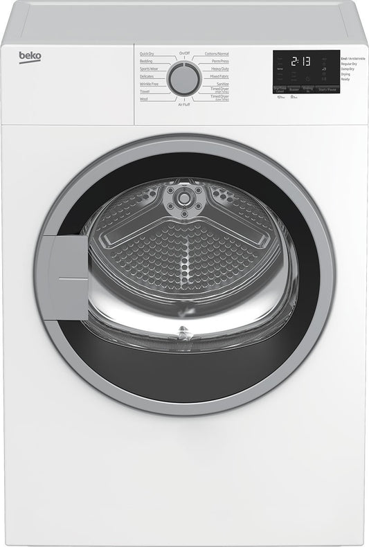 Beko 24 Inch Front Load Electric Vented Dryer with 3.7 Cu. Ft. Capacity - BDV7200X