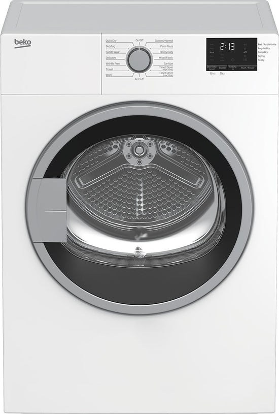 Beko 24 Inch Front Load Electric Vented Dryer with 3.7 Cu. Ft. Capacity - BDV7200X