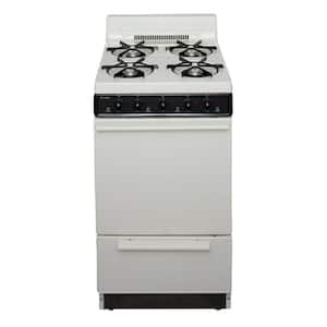 Premier 20 Inch Off-Grid Propane Range, White - BAK100OP-LP