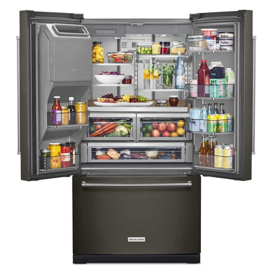 KitchenAid French Door Refrigerator with ExtendFresh Temperature Management - KRFF577KBS