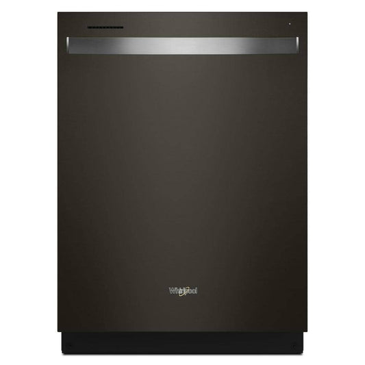 Whirlpool 24 Inch Black Stainless Top Control Built-In Dishwasher with Third Level Rack - WDT750SAKV