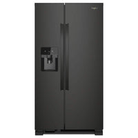 Whirlpool 25 cu. ft. Side-by-Side Refrigerator, Black - WRS325SDHB