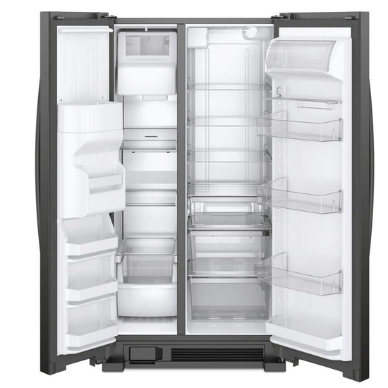 Whirlpool 25 cu. ft. Side by Side Refrigerator in Black - WRS325SDHB