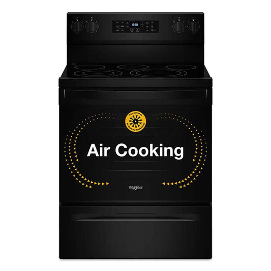 Whirlpool 30 Inch Freestanding Electric Range, Black - WFES5030RB