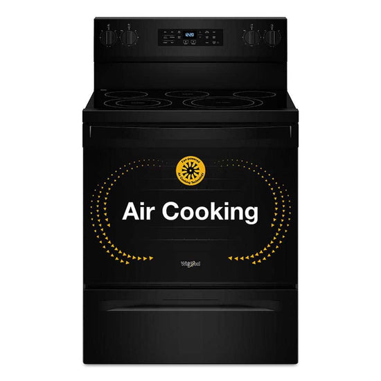 Whirlpool 30 Inch Freestanding Electric Range, Black - WFES5030RB