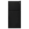 Whirlpool 30 Inch Top Freezer Refrigerator, Black - WRT148FZDB