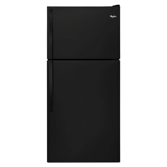 Whirlpool 30 Inch Top Freezer Refrigerator, Black - WRT148FZDB