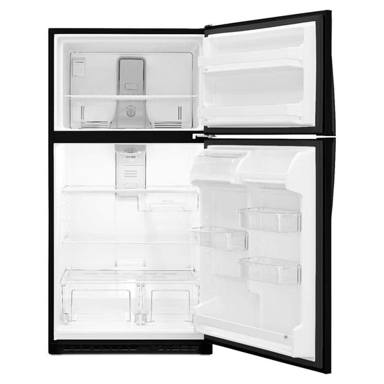 Whirlpool 30 Inch Top Freezer Refrigerator, Black - WRT148FZDB