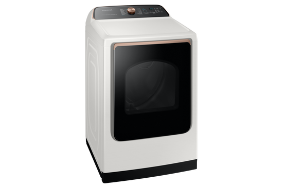 Samsung 7.4 cu. ft. 7300 Smart Top Load Electric Dryer with Steam Sanitize - DVE55A7300E/AC