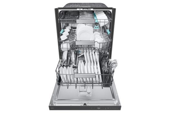 Samsung Auto Open-Door Dishwasher w/ AI Wash, 3rd Rack - DW90F89P0USRAA
