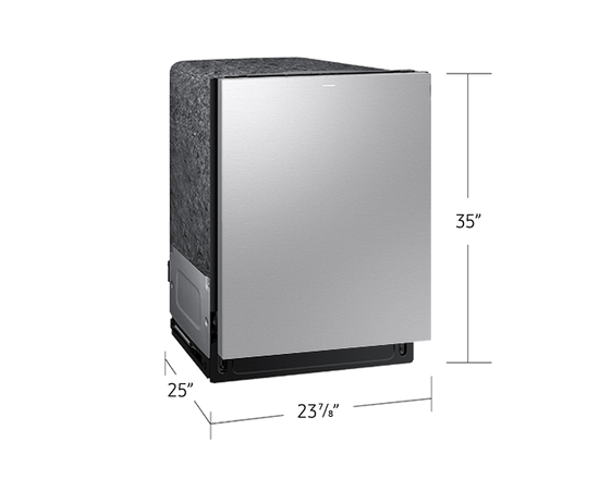 Samsung Auto Open-Door Dishwasher w/ AI Wash, 3rd Rack - DW90F89P0USRAA