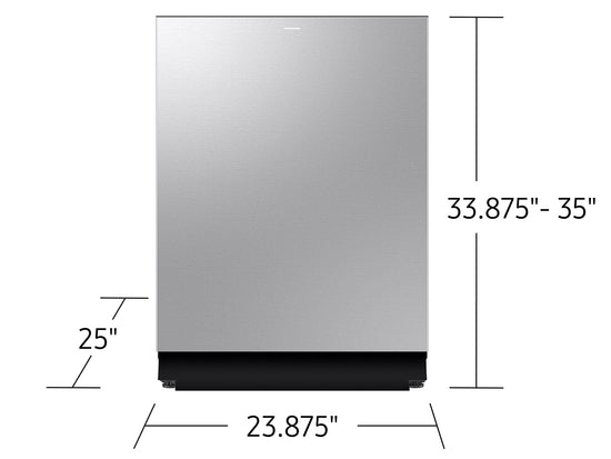 Samsung Auto Open-Door Dishwasher w/ AI Wash, 3rd Rack - DW90F89P0USRAA