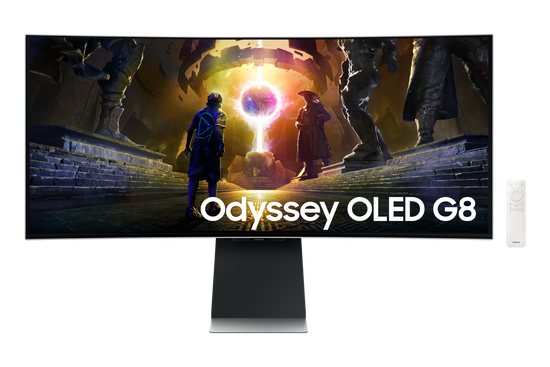 Samsung Odyssey G8 34" Curved OLED Gaming Monitor - LS34DG850SNXZA