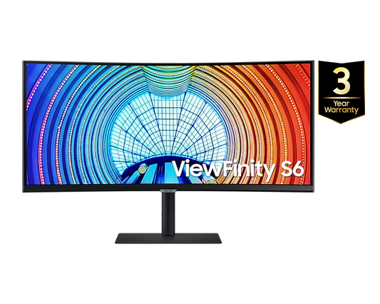Samsung 34" QHD 100Hz Curved VA LED Monitor - LS34A650UBNXGO
