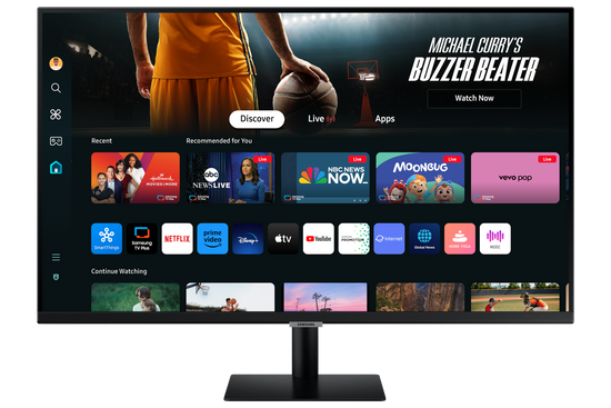 Samsung Smart Monitor M7 32" 4K UHD - LS32DM702UNXGO