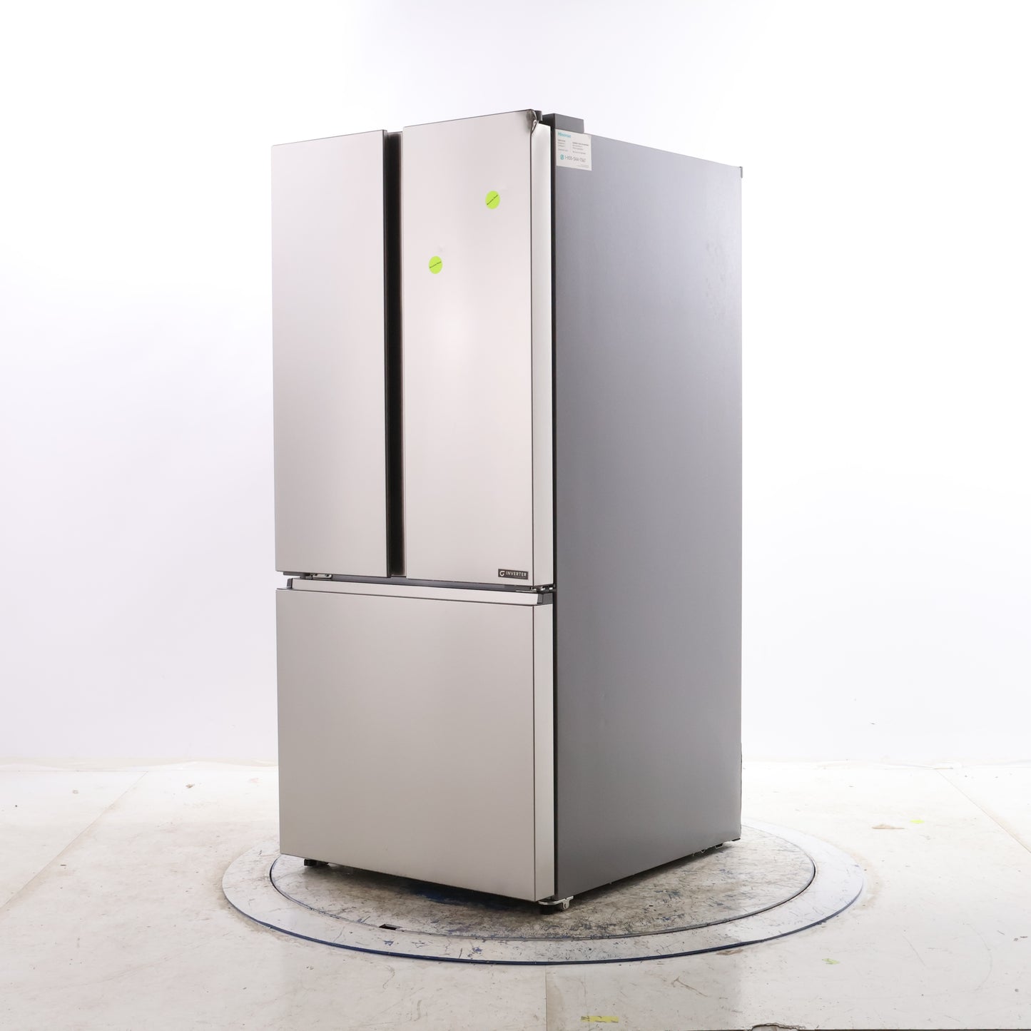 Hisense 30 in. 20.8 cu ft. Stainless Steel French Door Refrigerator with Full Width Adjustable Shelves - RF21A3FSE