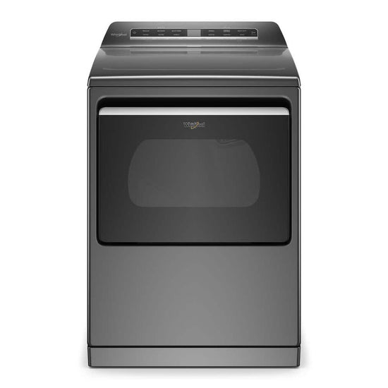 Whirlpool 7.4 cu ft Gas Dryer with Steam, Chrome Shadow - WGD8127LC