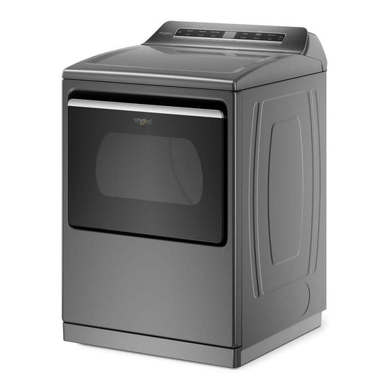 Whirlpool 7.4 cu. ft. Smart Vented Gas Dryer, Chrome Shadow - WGD8127LC