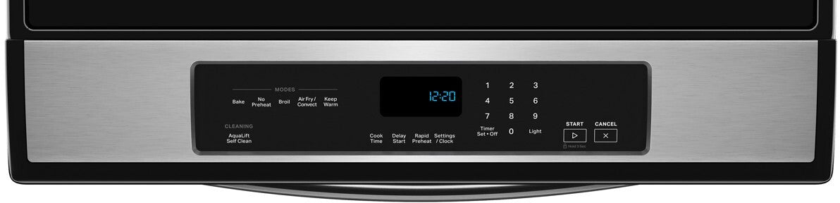 WHIRLPOOL 30 INCH SLIDE-IN INDUCTION RANGE WITH CONVECTION OVEN - WSIS5030RZ