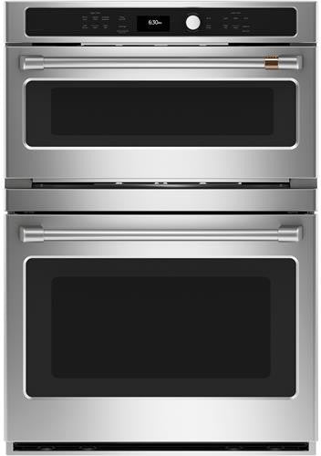 CAFE 30 INCH DOUBLE COMBINATION ELECTRIC WALL OVEN - CTC912P2NS1