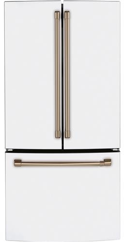 CAFE 33 INCH COUNTER DEPTH FRENCH DOOR REFRIGERATOR WITH INTERNAL WATER DISPENSER - CWE19SP4NW2