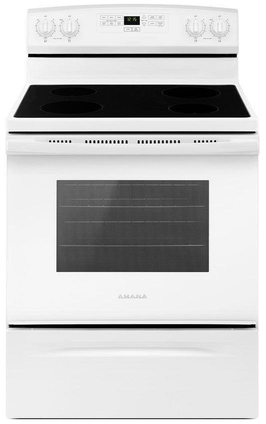 Amana 4.8 Cu. Ft. Electric Range - White - YAER6303MFW