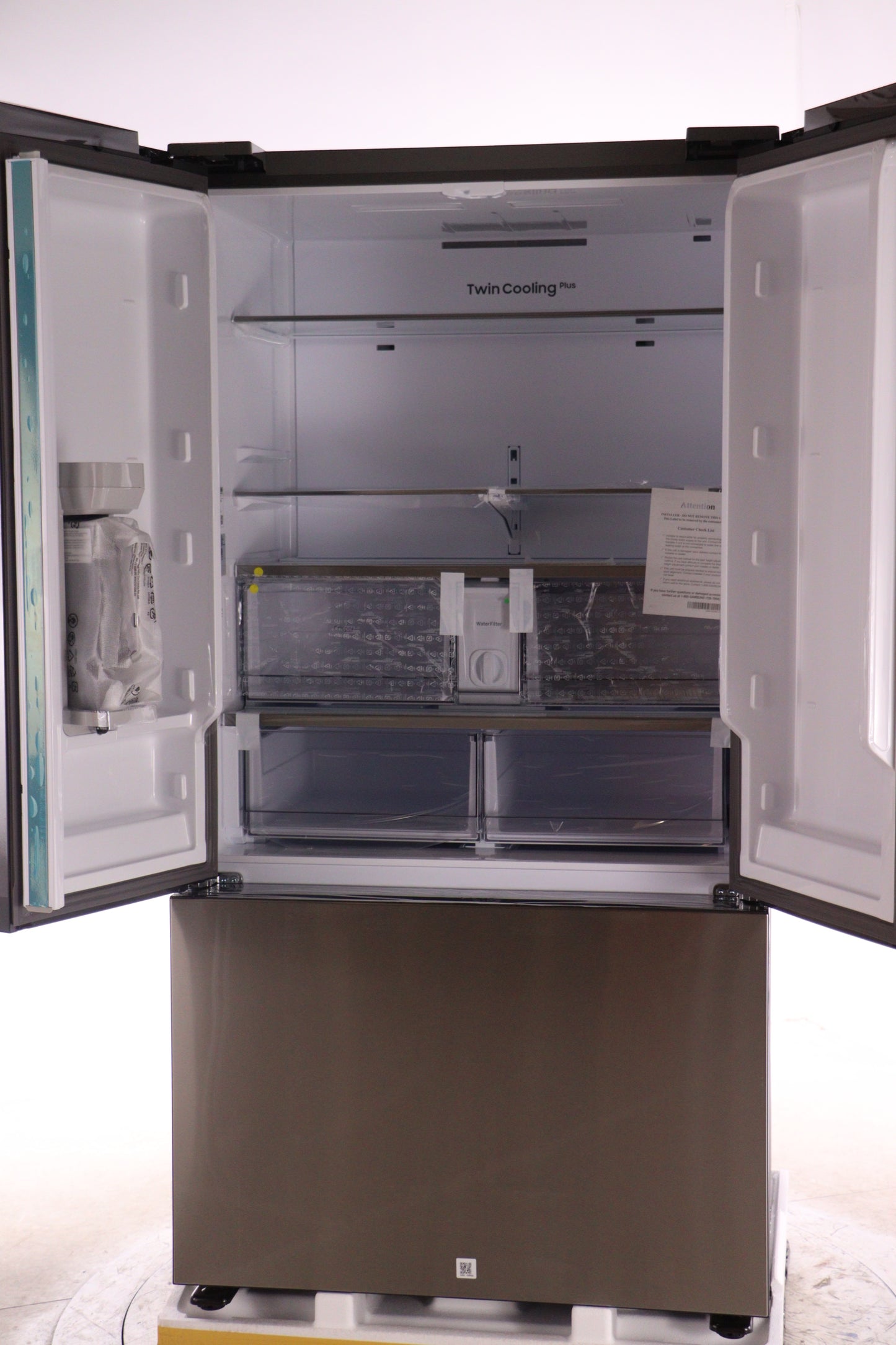 Samsung Appliances 36" 24 Cu. Ft. Bespoke Counter-Depth French-Door Refrigerator - RF24BB6200QLAA