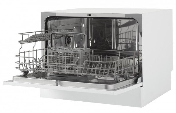 Danby Full Console Countertop Dishwasher with 6 Place Setting Capacity - DDW621WDB -REFURBISHED (See Features)