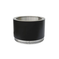 HotShot Homestead 25 Inch Low Smoke Wood-Burning Fire Pit, Denali Black-HOMESTEAD-BLACK