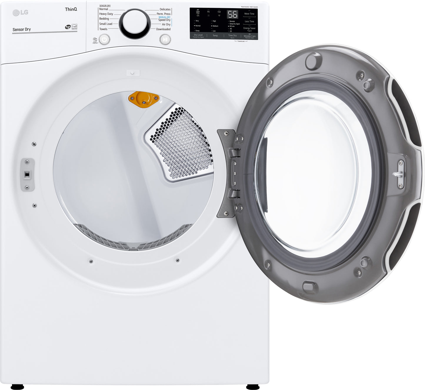 LG 27 INCH SMART ELECTRIC DRYER WITH AI FABRIC SENSOR - DLE3600W