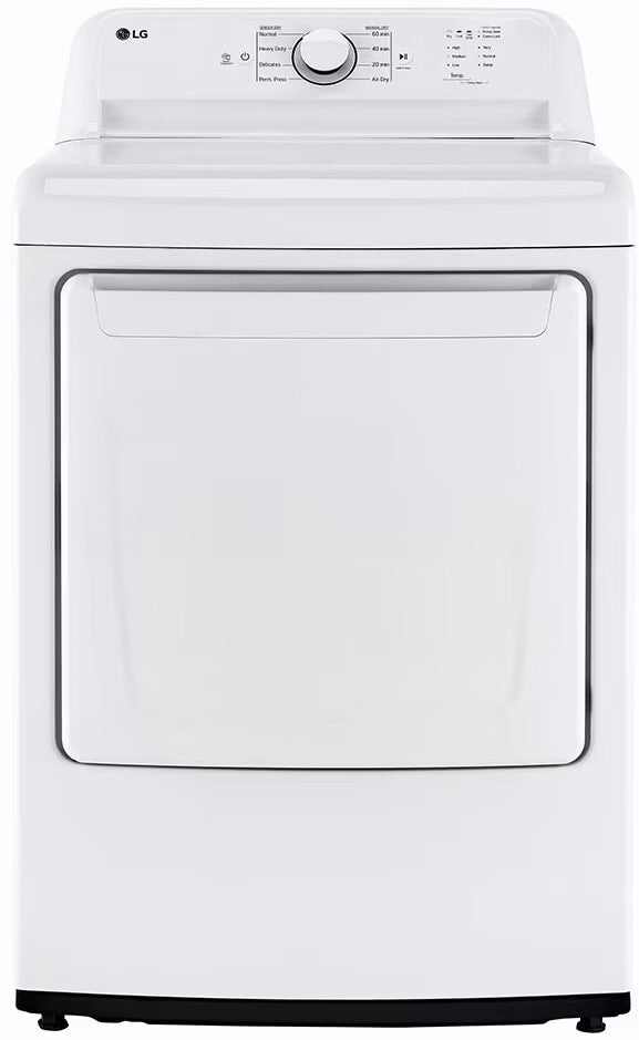 LG 27 INCH ELECTRIC DRYER WITH 7.3 CU. FT. CAPACITY - DLE6100W