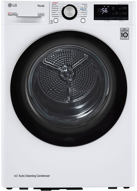 LG 24 Inch Ventless Heat Pump Electric Dryer, White - DLHC1455W