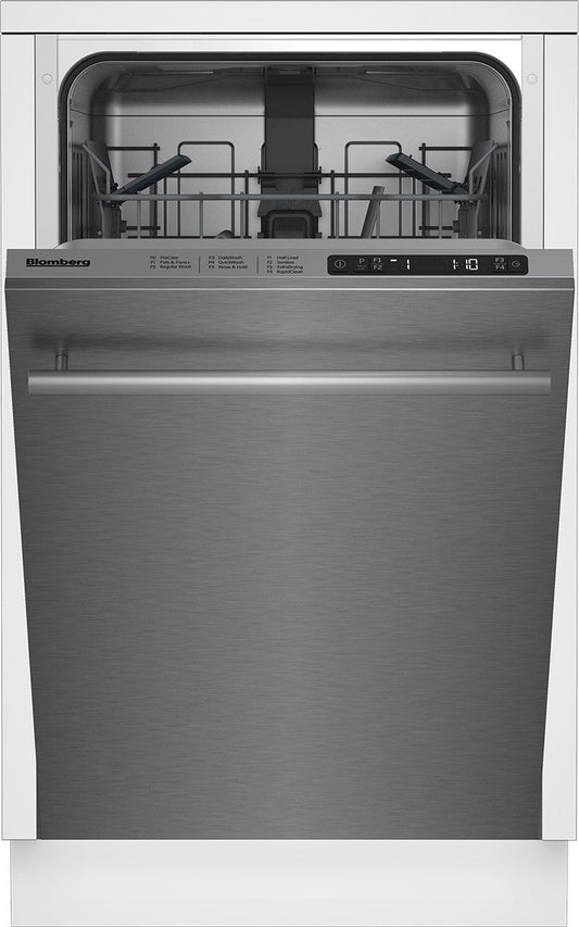 Blomberg 18 Inch Fully Integrated Dishwasher with 8 Place Settings, Stainless Steel - DWS51502SS