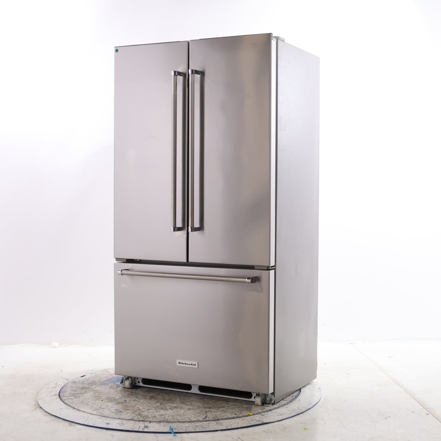 KITCHENAID 36 INCH COUNTER DEPTH FRENCH DOOR REFRIGERATOR, STAINLESS STEEL - KRFC302ESS