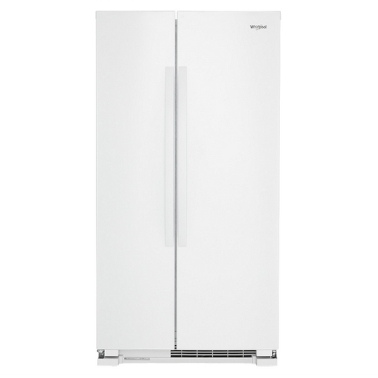 Whirlpool 33 Inch Side by Side Refrigerator with 21.72 Cu. Ft. Capacity, White - WRS312SNHW