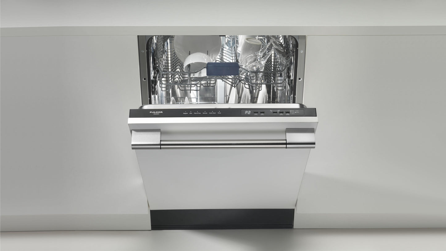 FULGOR MILANO 400 SERIES 24 INCH FULLY INTEGRATED PANEL READY DISHWASHER - F4DWS24FI1